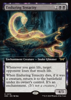 Enduring Tenacity Duskmourn- House of Horror Bordless
